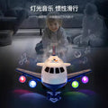 Big airplane children's toy track boy baby puzzle deformation car model birthday 6 gifts 2 three 3 years old 4