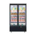 Qianxi vertical freezer frost-free low temperature display cabinet double door durian quick-frozen refrigerator supermarket freezer commercial freezer