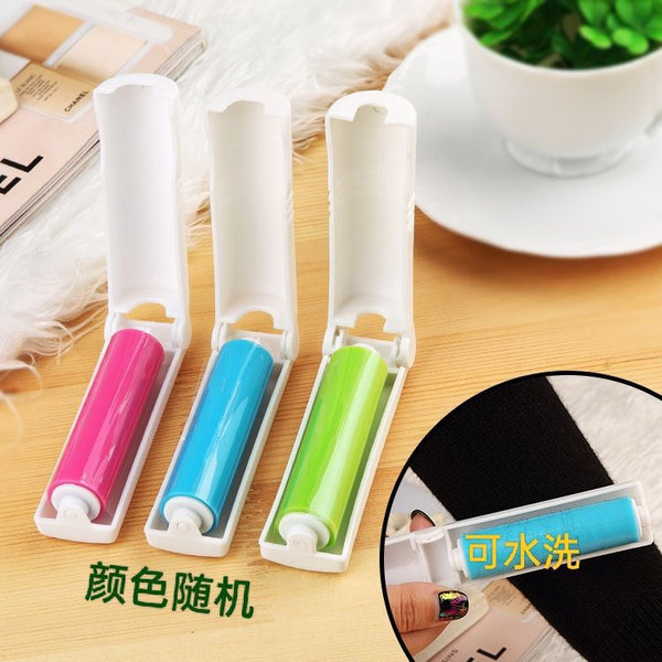 Sticker folding clothes roller dust removal hair removal brush clothing dust removal roller washable sticker roller
