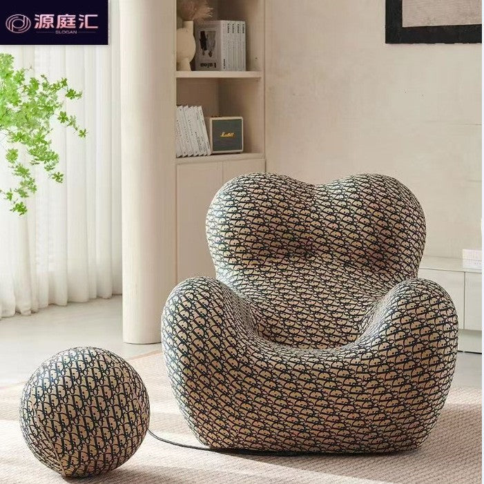 Mom's embrace sofa chair light luxury single cross-border casual sofa designer creative popular lazy sofa