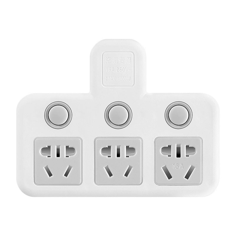 For home10a to 16a wireless converter plug high power power supply water heater air conditioning socket panel multi-purpose