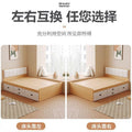 Solid wood bed tatami box storage bed soft back double bed kids bed bedroom for home without bedside bed high box