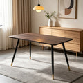 Amazon dining table - nordic modern minimalist restaurant table - iron leg rectangular mdf table - dining table