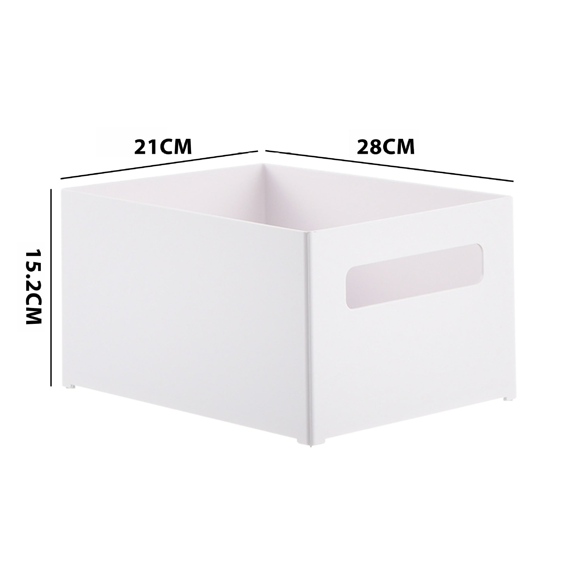 Japanese-style right-angle storage box, kitchen cabinet partition storage box, extraction desktop sundries sorting, deep cabinet storage basket