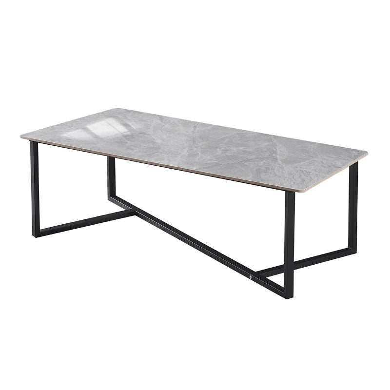 Italian style coffee table, minimalist modern living room creative rock slab tea table dining table, geometric coffee table - perfect for small spaces