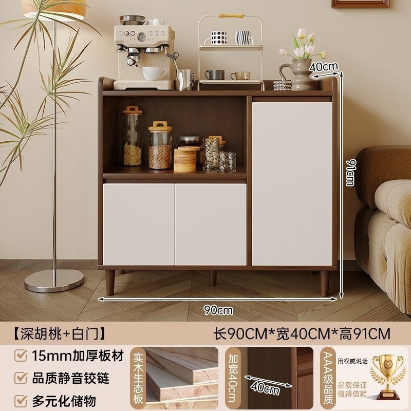 Sideboard storage cabinet, wall-mounted integrated cabinet, for home wall-mounted tea cabinet, coffee cabinet, living room locker, meal preparation cabinet