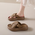 Women's retro birkenstock-style slides: new summer fashion, trendy outdoor wear, super popular fairycore style, perfect with skirts, chunky platform thong sandals