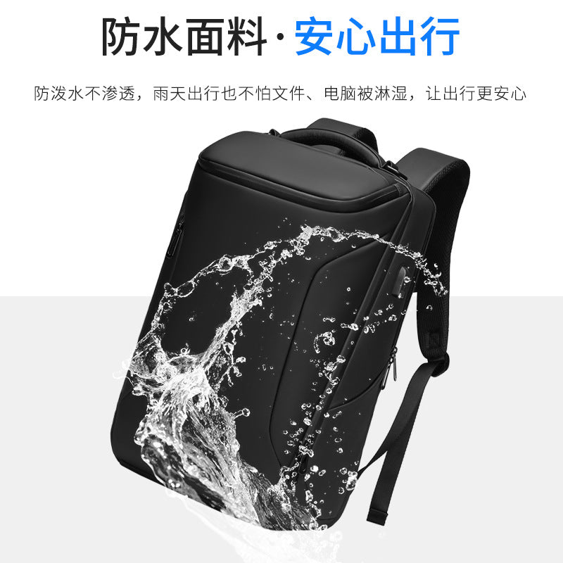 Cross-border men's backpack custom LOGO European and American fashion backpack casual Korean version schoolbag waterproof business computer bag