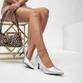 2025 summer minimalist stiletto heels - black, elegant, french-style pointed toe, fashionable, casual, sexy slip-on women's single shoes