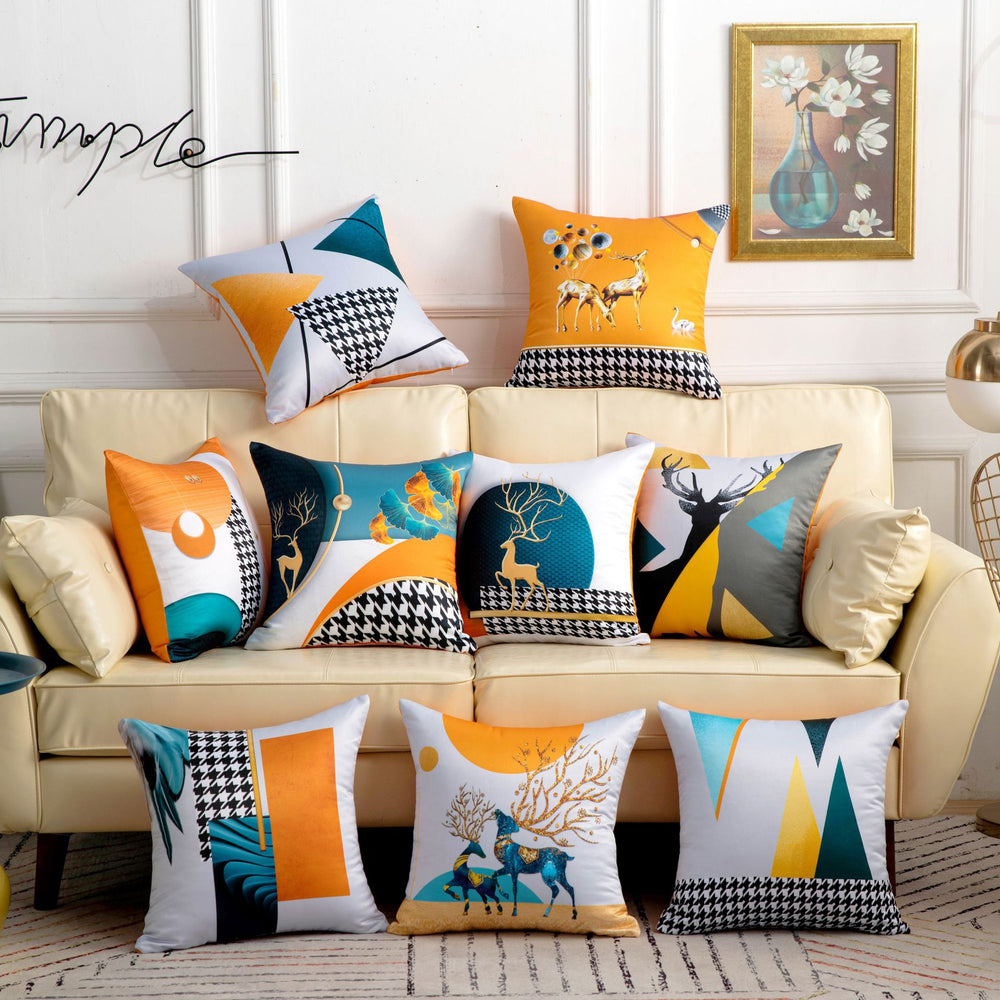 Accessible luxury cool pillow sofa cushion living room scandinavian cushion cover casual bedside cushion rectangular large backrest