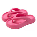 Women's flip-flops: summer fashion, new 2023 thick-soled, cloud-like comfort, solid color, beach & pool thongs