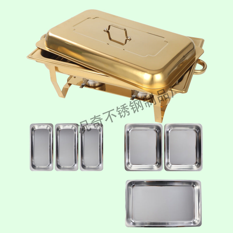 supply stainless steel alcohol stove restaurant buffet stove alcohol heated meal stove buffet stove foldable
