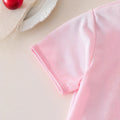 summer new arrival: adorable cherry print outfit set for girls