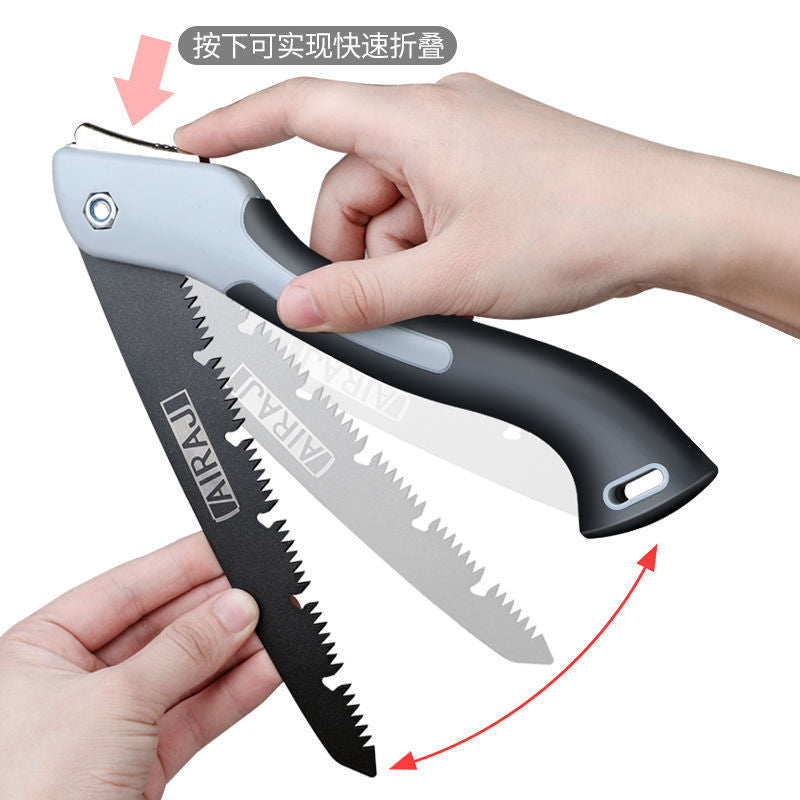 Arrizo Handmade Woodworking Saw Wholesale Sawing Artifact Household Hand Saw Garden Tool Saw Logging Folding Saw