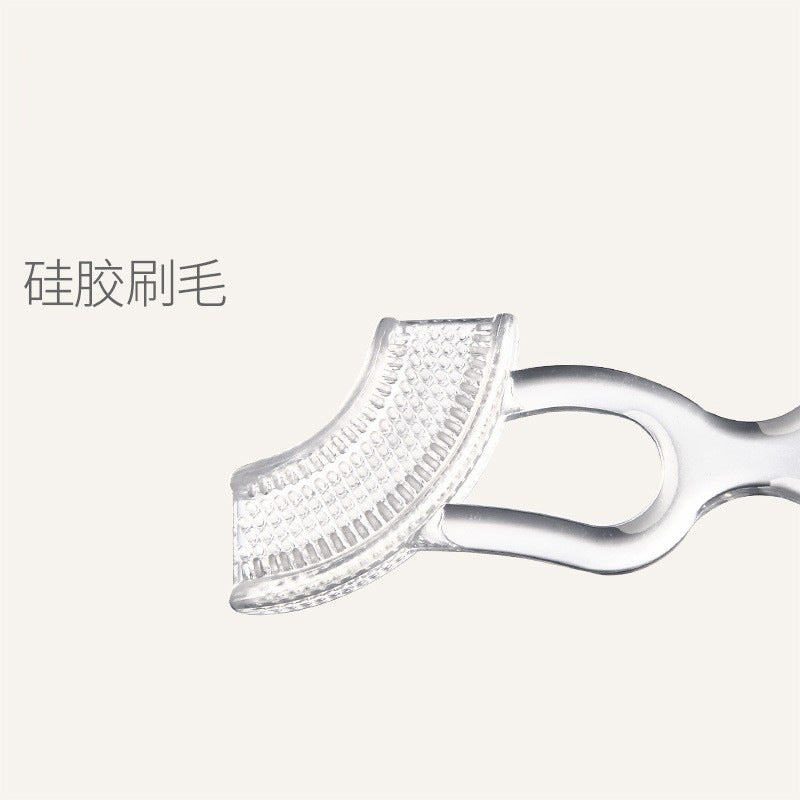 Baohui babibaby toothbrush 1-2 years old training toothbrush baby silicone toothbrush kids milk toothbrush oem export