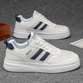 Men's shoes 2026 summer new arrival: youth casual skate shoes, men's thick-soled mesh breathable student sports white shoes