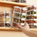 Seasoning storage box kitchen for home food grade seasoning spices chili pepper sealed storage jar combination suit