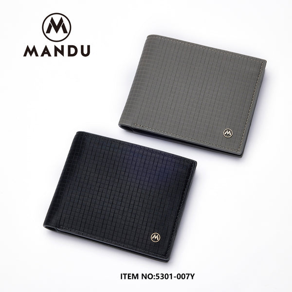 Wesson new wallet men's palm pattern rfid anti-theft brush short casual card bag PU multi-function wallet
