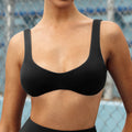 dopamine outfit nude double-sided brushed yoga clothes for women summer sports running fitness clothes suit wholesale