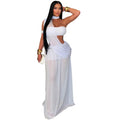 C7726 cross-border   fashion women's sexy mesh see-through bodycon mini dress