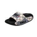New men's platform slippers - 2024 outdoor beach sandals, athletic one-strap slides, comfortable indoor slippers