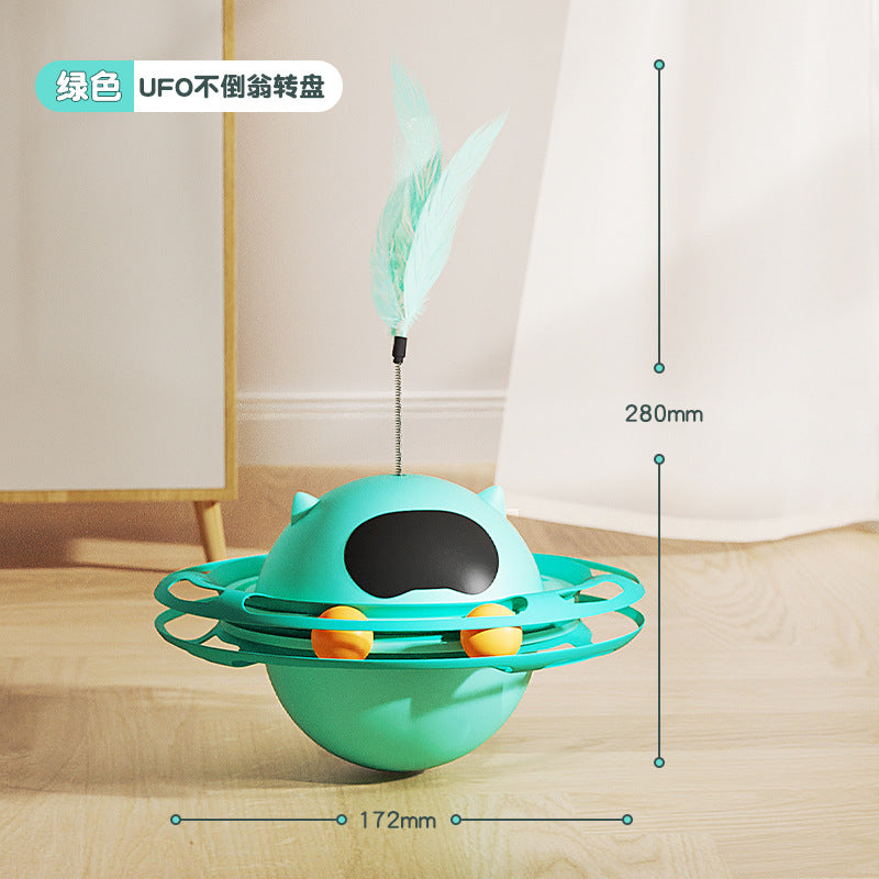 Cat toys self-pleasure teasing cat sticks cat pets cat cat cat turntable ball mouse artifact kitten supplies Daquan