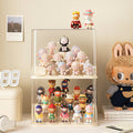 Blind box display stand - clear acrylic figurine storage, dustproof display case for toys, building blocks, and pop mart collectibles
