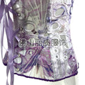 European and american court style hollow-out lace mesh corset bustier - breathable mesh sexy shaping top