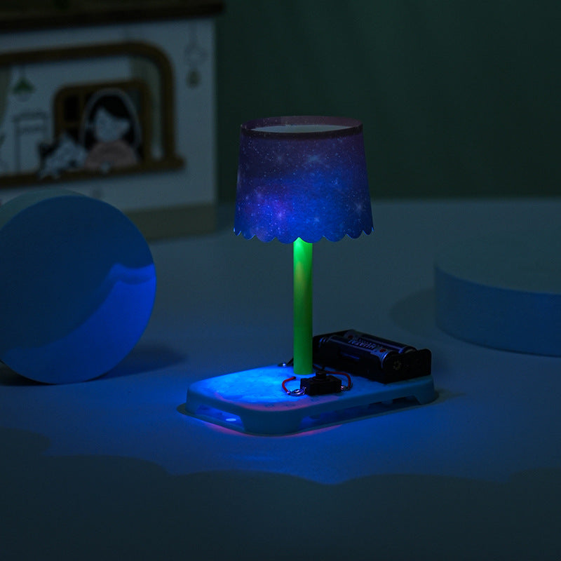 Small desk lamp, technology small production, handmade DIY student children's science experiment teaching toy material package recommendation