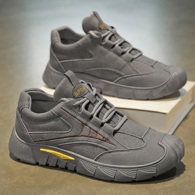 Men's winter work safety shoes: new breathable, anti-slip, wear-resistant athletic work shoes for construction, labor, and hiking