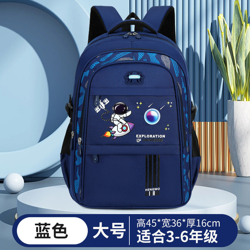 e-commerce hot-selling children's school backpack, lightweight and large-capacity, suitable for grades 1-6, wholesale available