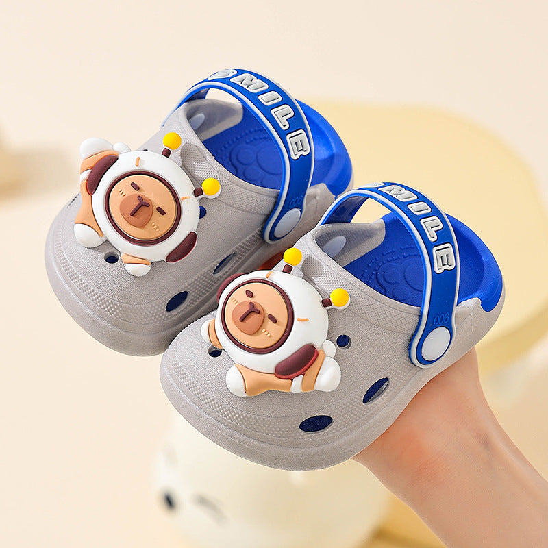 Kids' clogs: summer indoor anti-slip cartoon sandals for girls and boys (toddler to big kid sizes) - perfect for indoor use, outdoor wear, and beach days