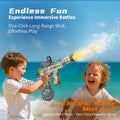 [cross-border] explosive and cool spray electric water gun linked with smoothbore water splashing festival drum version water toy water gun