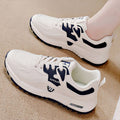 Plus size women's sneakers 2025 new spring hot style korean versatile lightweight running leather casual chunky sneakers