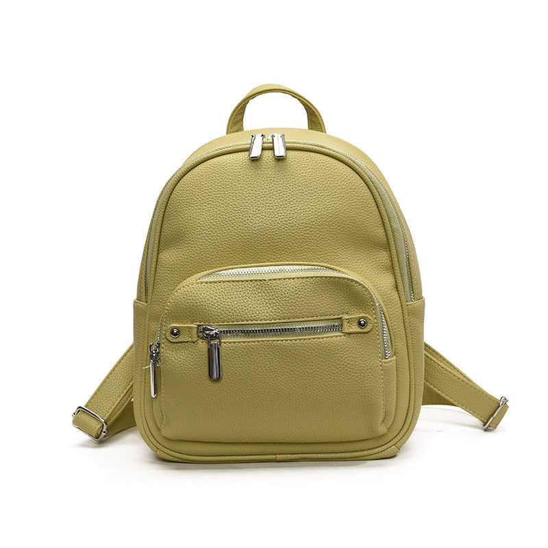 Small backpack women 2025 new women's versatile backpack fashion backpack light luxury mommy travel backpack