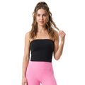 Strapless bandeau tank top - women's slimming, seamless, backless design - perfect for gym, yoga, or layering - daw176
