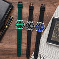 Xiangshiman brand golden steel belt waterproof water ghost men's luminous watch factory direct sales exportnew arrival cross-border hand