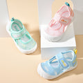 Baby sandals for boys, summer first walker shoes, 0-1-2 years old infant anti-slip soft sole mesh shoes for babies and toddlers, baby girl shoes