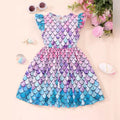 New arrival small and medium children flying sleeve dresskidsdressgirl princess dress