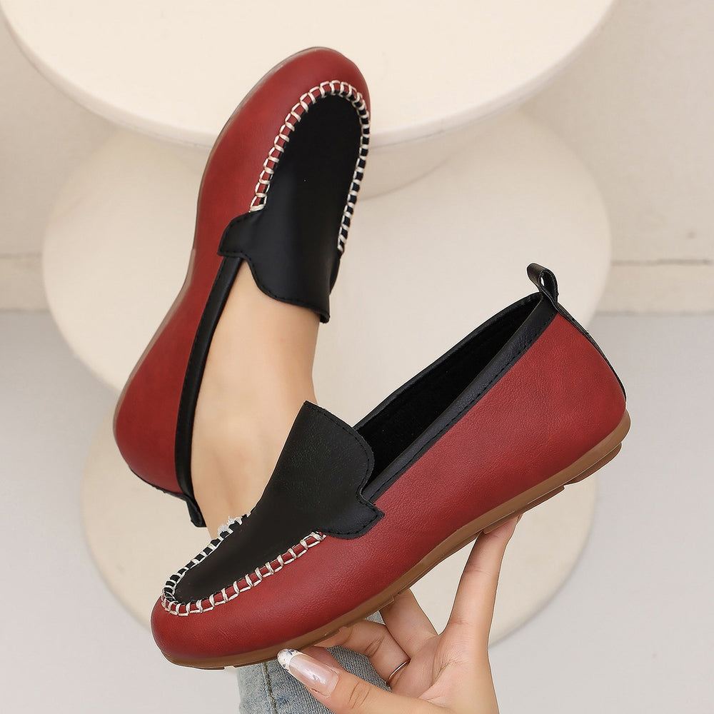 summer new arrival: plus-size women's casual comfortable slip-on flats - wholesale for export