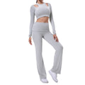 autumn style easiest for daily running and fitness wear women's sports pilates sports t-shirt high waist hip lifting yoga wear