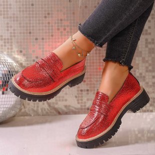 autumn new arrival: plus-size chunky sole loafers for women - wholesale available, dropshipping to  & , sizes 36-43