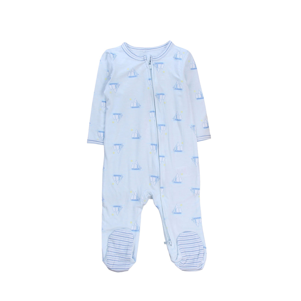 Baby romper footed long sleeve bodysuit - newborn sleepwear (class a)