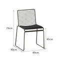 Ξblack/small/line chairξ