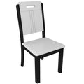 Solid wood chair durable chair dining chair for home rental house casualmahjong stool hotel black and white restaurant dining table and chairs