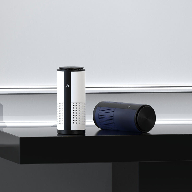 New negative ion car air purifier - compact usb desktop air purifier for home use, formaldehyde removal, odor elimination, and smart purification