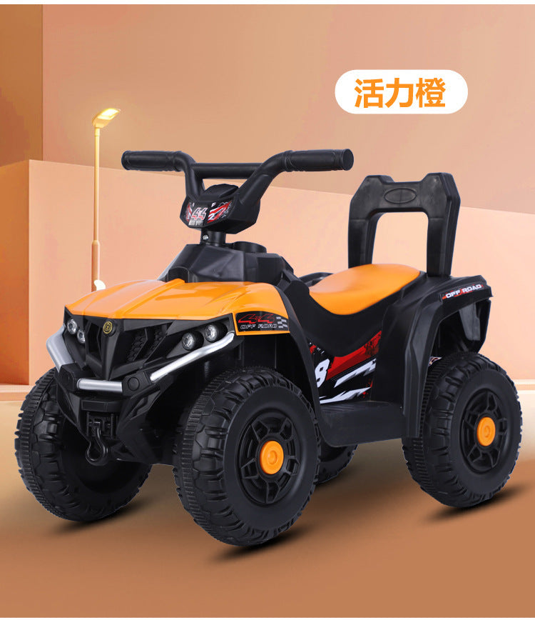 Manufacturer spot children's electric beach car four-wheeled outdoor off-road vehicle 1-3-5 year old baby charging remote control motorcycle