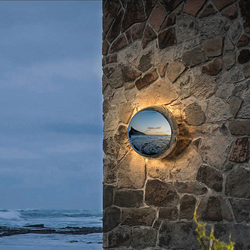 Outdoor wall light waterproof courtyard lamp villa garden decorative wall sconce balcony walkway light modern stainless steel wall lamp