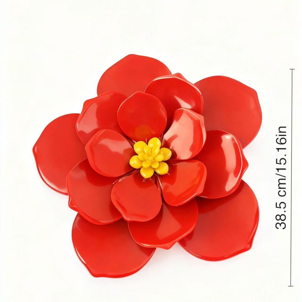 Manufacturer iron art flower ornaments home crafts metal ornaments jewelry iron art simulation ground plug courtyard decoration