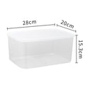 Good things refrigerator freezer storage box crisper box food grade special kitchen preparation packaging heatable storage box